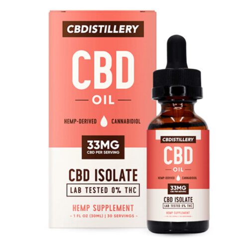 CBDistillery 1000mg Pure THC-Free CBD Oil Isolate Tincture for sale discount coupon near me
