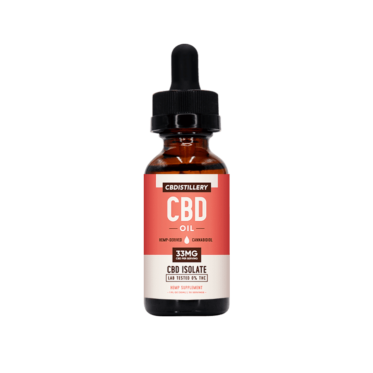 CBDistillery 1000mg Pure THC-Free CBD Oil Isolate Tincture for sale coupon Los Angeles