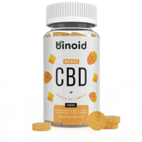 Binoid CBD Mango Fruit Gummies 300mg Hemp Organic buy online