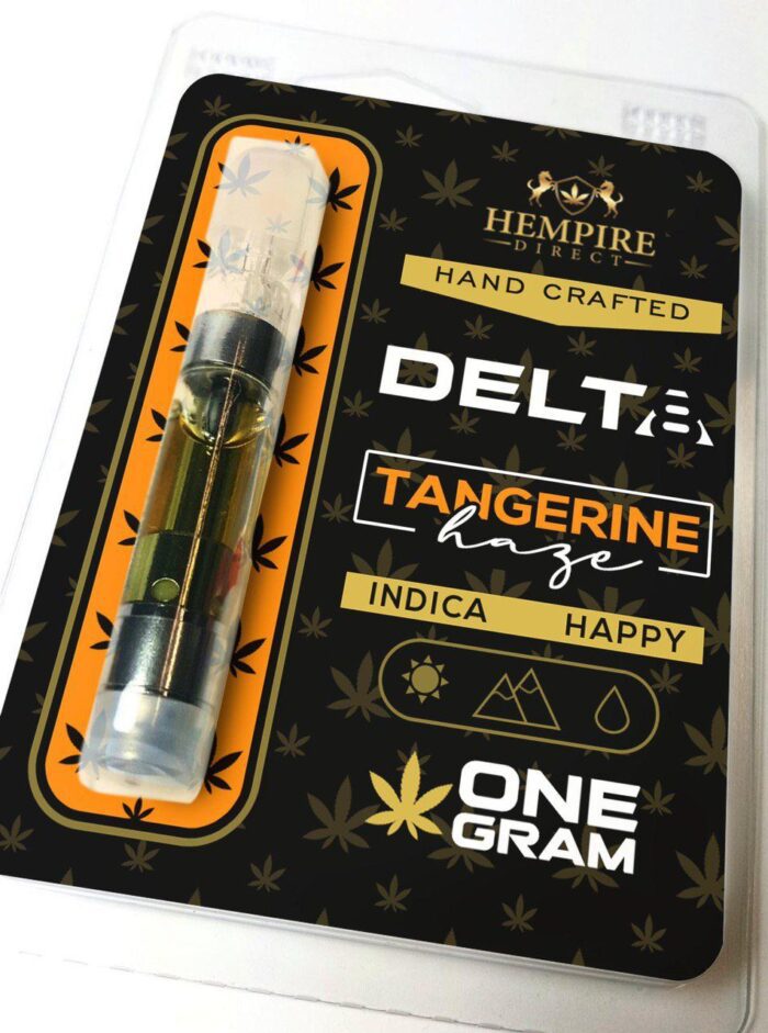Delta 8 THC Vape Cartridge - Tangerine Haze - Hempire Direct