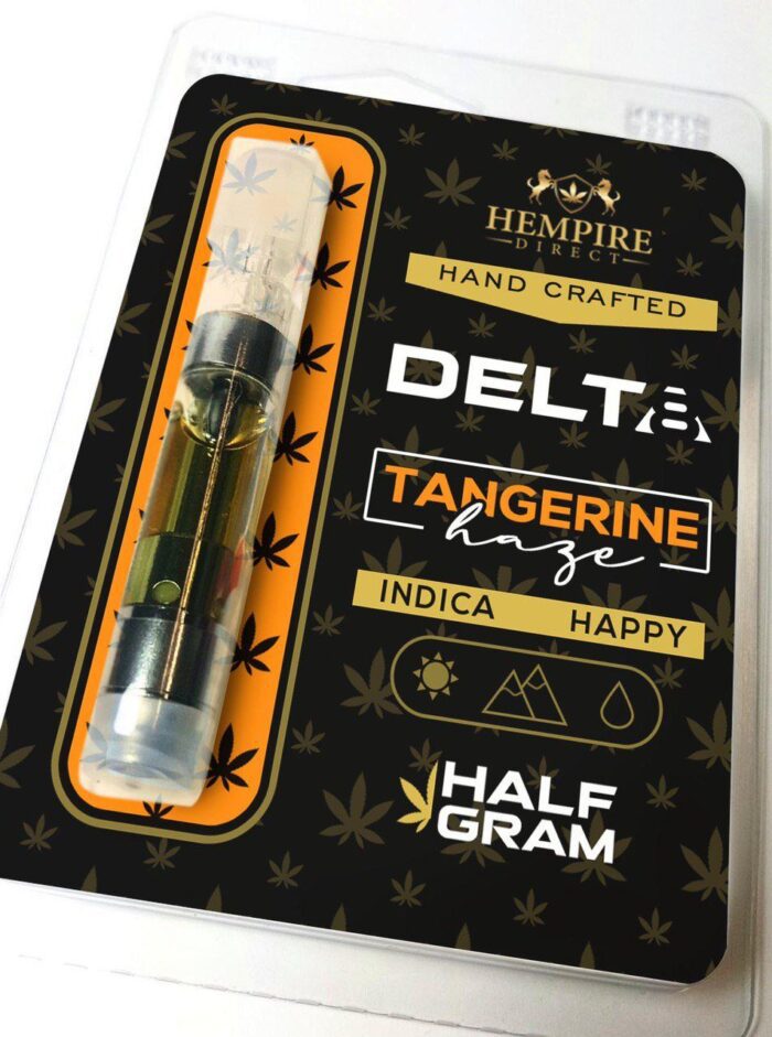 Delta 8 THC Vape Cartridge - Tangerine Haze - Hempire Direct