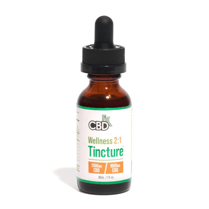 CBDfx CBD + CBG Oil Wellness Tincture 2:1