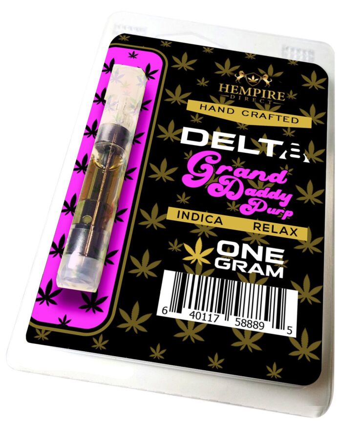 Delta 8 THC Vape Cartridge - Grand Daddy Purp - Hempire Direct