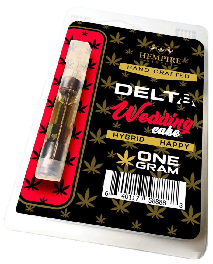 Delta 8 THC Vape Cartridge - Wedding Cake - Hempire Direct