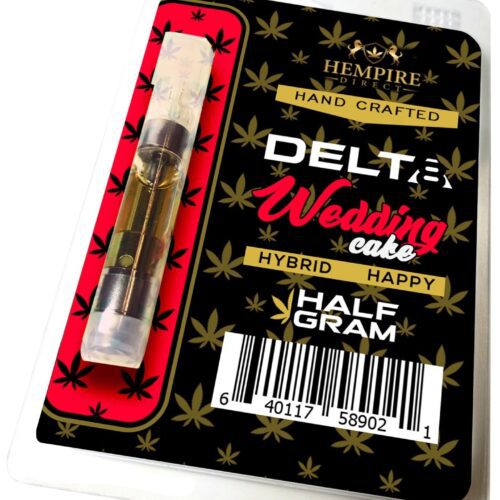 Delta 8 THC Vape Cartridge - Wedding Cake - Hempire Direct