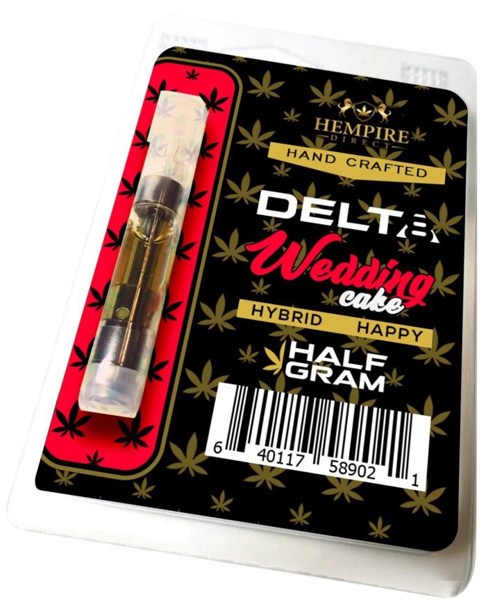 Delta 8 THC Vape Cartridge - Wedding Cake - Hempire Direct