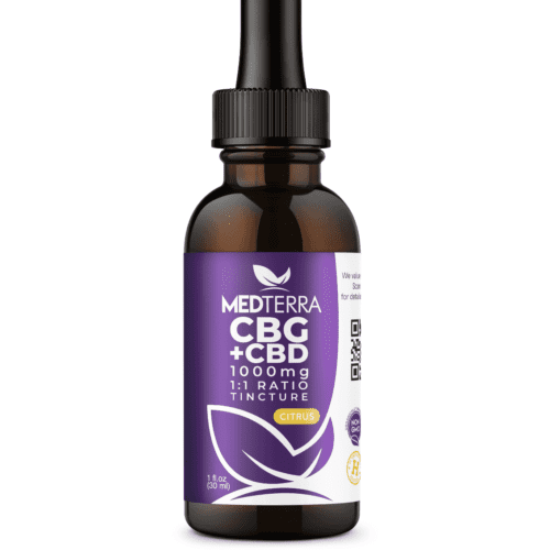 Medterra CBD + CBG Oil Tincture 1:1