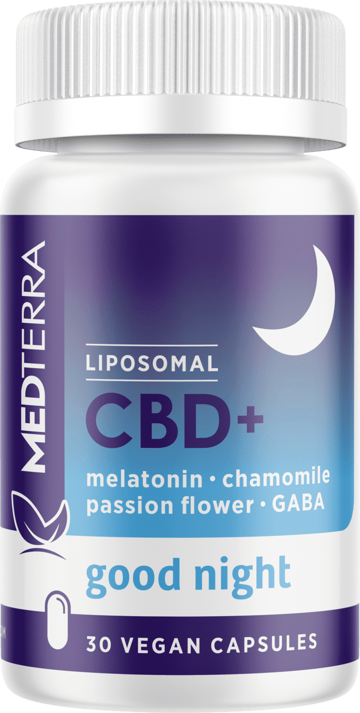 Medterra CBD Good Night Capsules Liposomal Melatonin Chamomile buy online