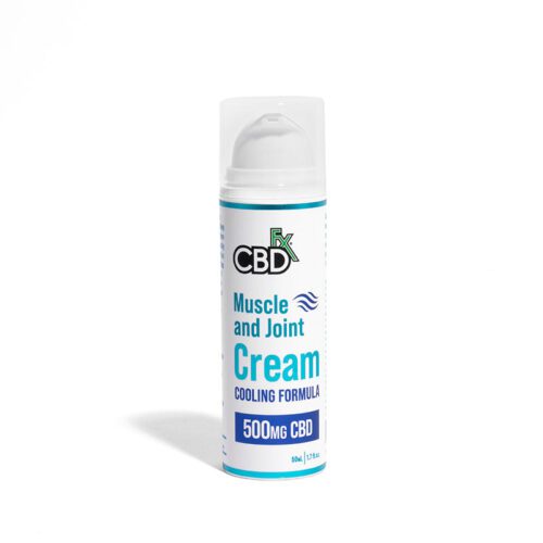CBDfx Muscle and Joint CBD Cream 500mg Bottle