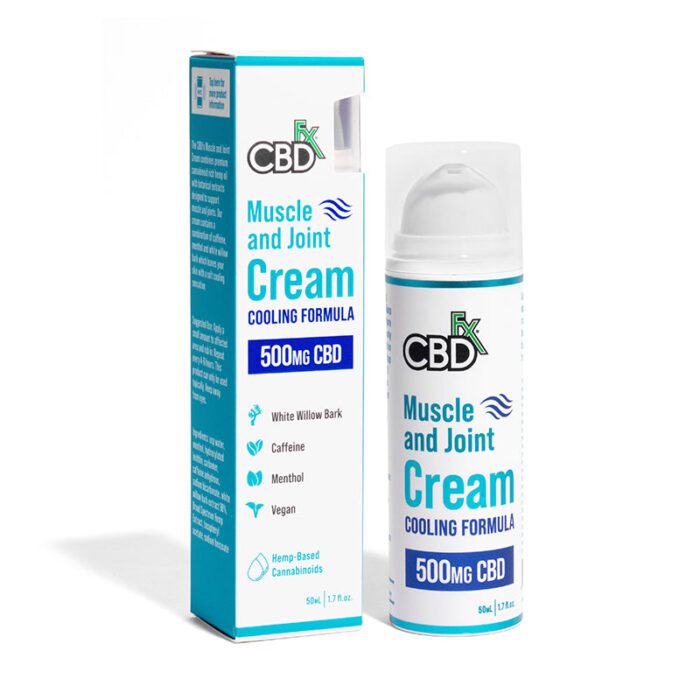 CBDfx CBD Cream Muscle & Joint 500mg Hemp for sale