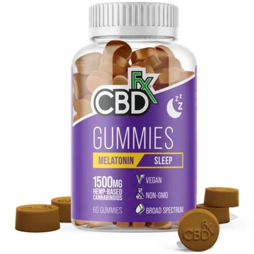 CBDfx CBD Gummies Melaton 1500mg for sale online discount Hemp Vegan