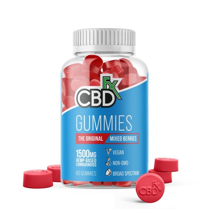 Buy CBDfx CBD Gummy Bears Mixed Berry Original Gummies 1500mg New 60 count on sale coupon