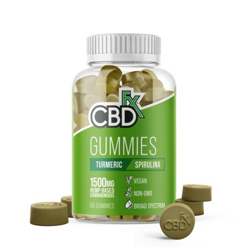 CBDfx CBD Gummies Turmeric Spirulina 1500mg Buy Online