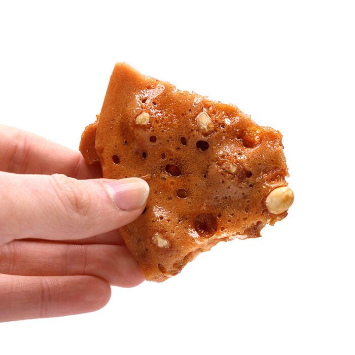 Delta 8 THC Peanut Brittle Candy