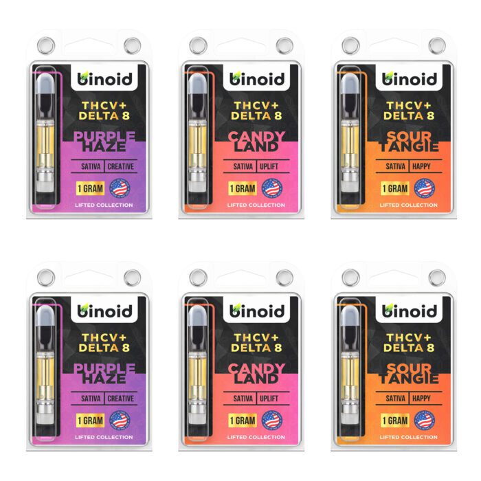 Binoid THCV + Delta 8 Vape Cartridges - Bundle
