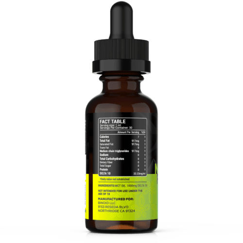 Delta 10 THC Tincture Where To Buy Near Me 1000mg 5000mg Delta-8