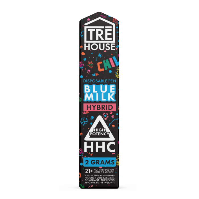 HHC Disposable 2 Gram Trehouse Blue Milk Hybrid Buy Online For Sale Best Price How To Get