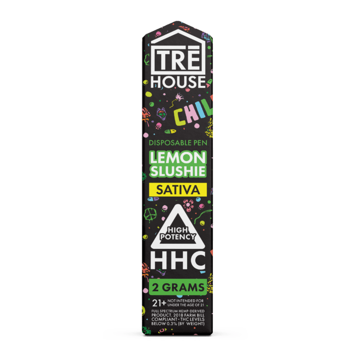 HHC Disposable 2 Gram Trehouse Lemon Slushie Sativa Buy Online For Sale Best Price How To Get