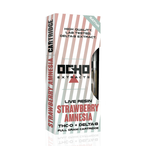 Live Resin THC-O Vape Cartridge - Ocho Extracts