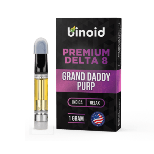 Delta 8 THC Vape Cartridge - Grand Daddy Purp