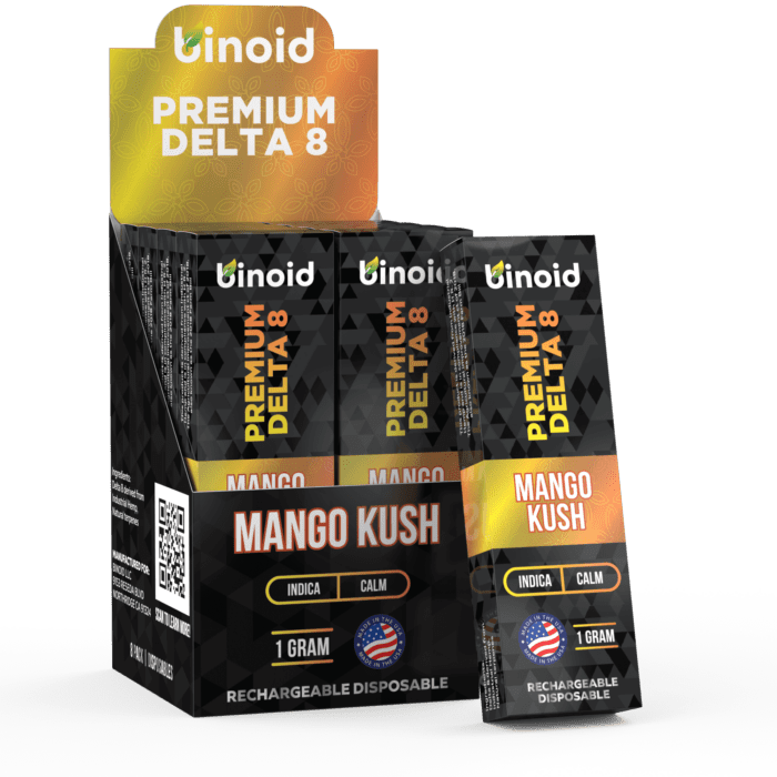 Delta 8 THC Mango Kush Disposable Rechargeable Buy Bulk Wholesale Distribution Boxes Cases COA Tested Popular