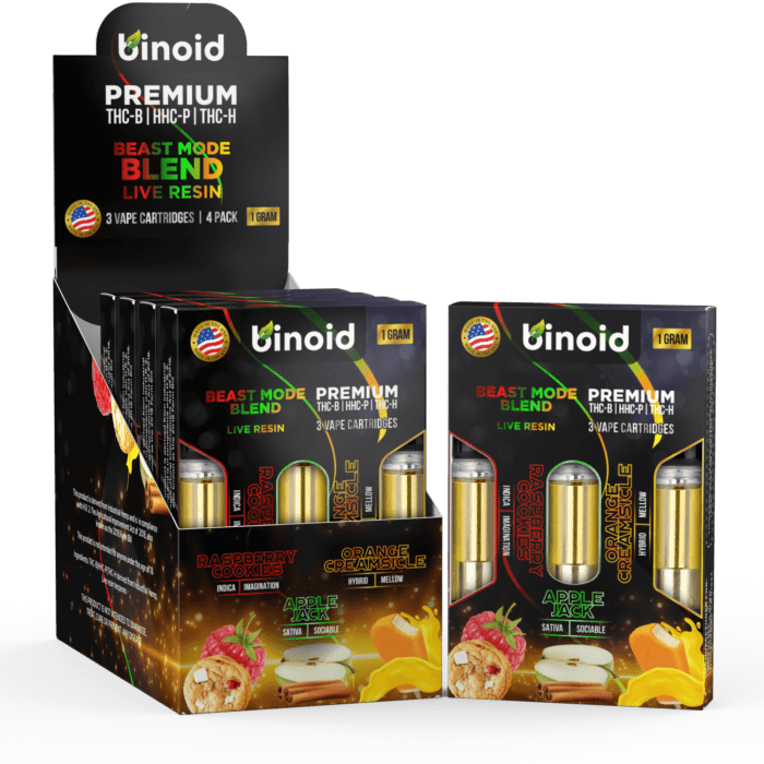 Beast Mode Blend Live Resin Cartridge - 3 Pack Combo