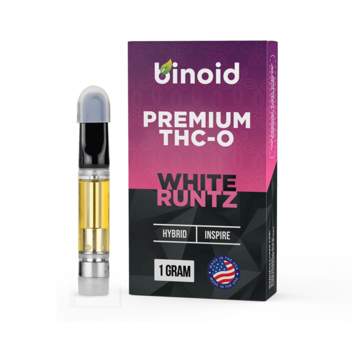 THC-O Vape Cartridge - White Runtz
