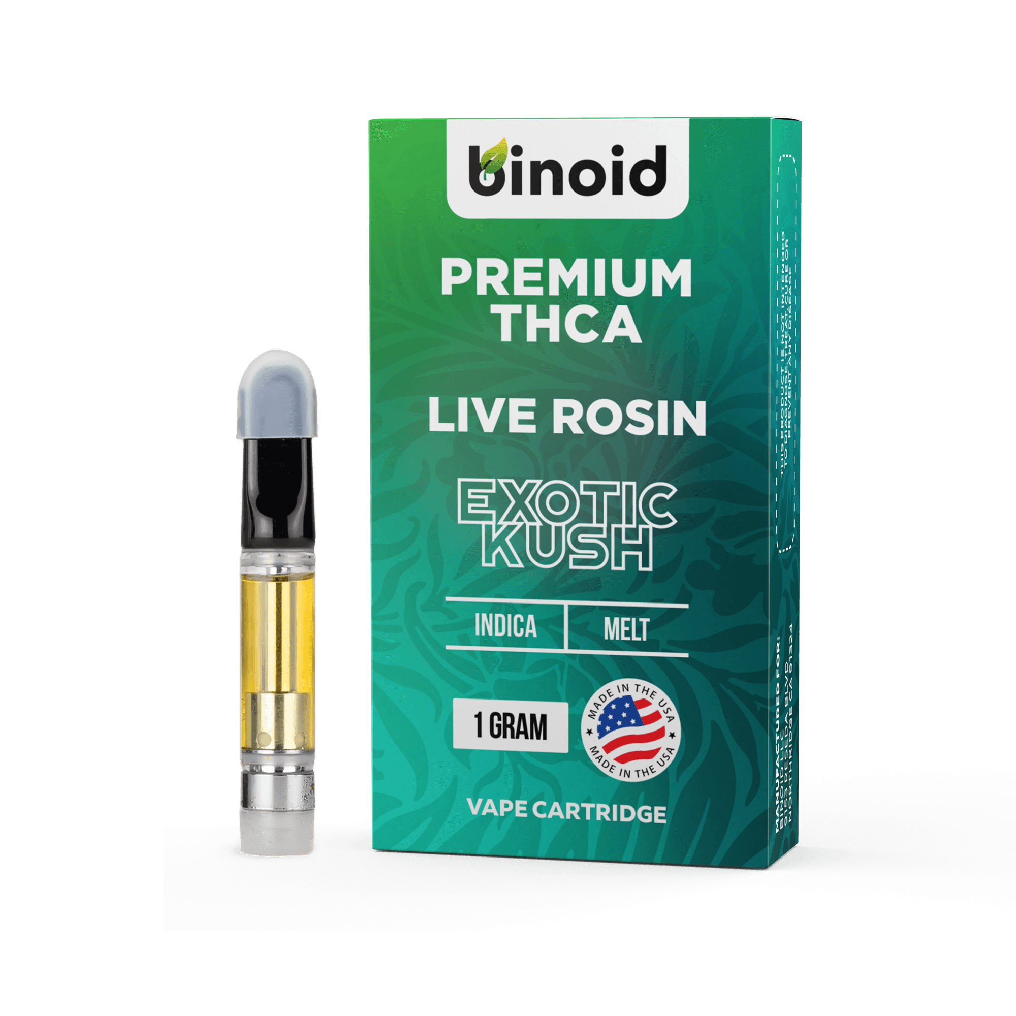 Buy THCA Vape Cartridge Exotic Kush 1000mg Best THCA Vapes
