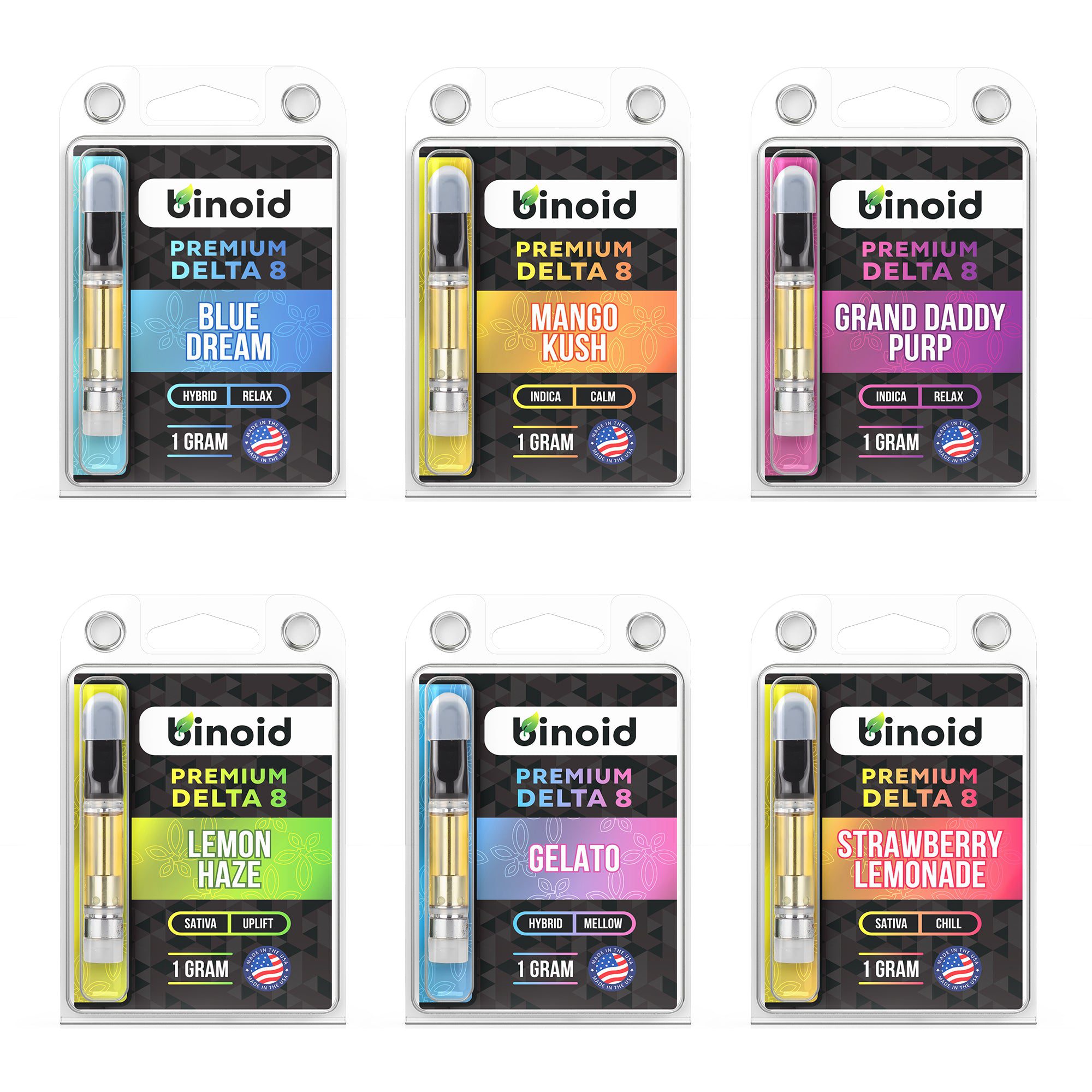 Binoid Delta 8 THC Vape Cartridges