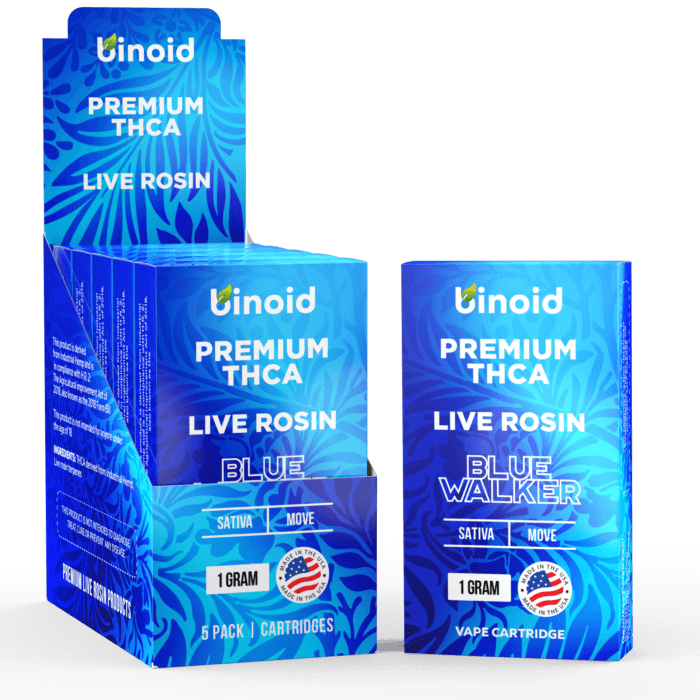 THCA Vape Cartridge Blue Walker - Live Rosin - Image 2