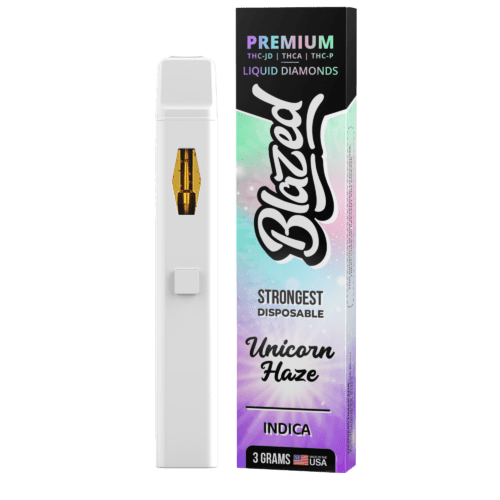 blazed unicorn haze 3Gram Disposable Blazed unicorn haze THCA Wholesale Display Box Buy
