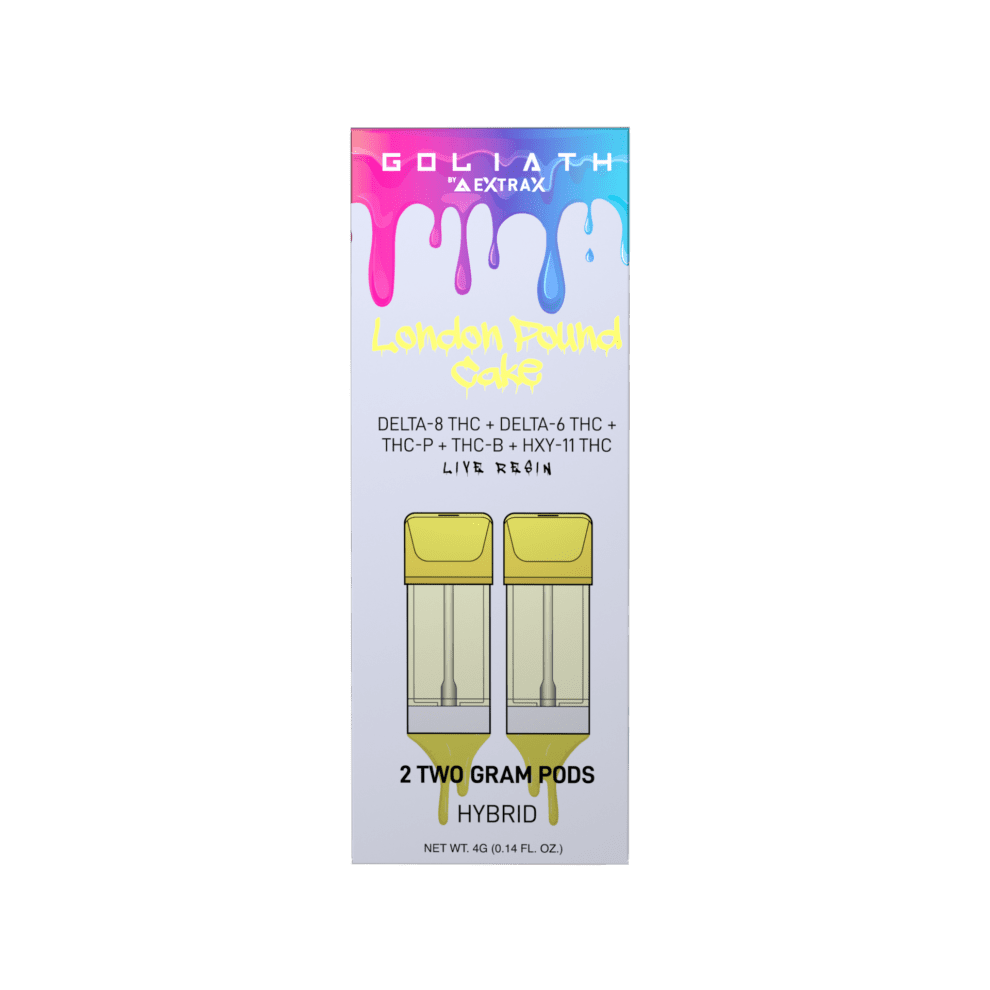 Delta 9 Where To Buy Near Me 11-HXY-THC Goliath Vape Pods 2 Gram 2 Pack - Delta Extrax