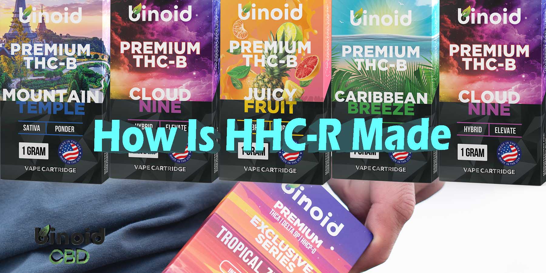 How Is HHC-R Made Cannabinoid Made Products Vape Cartridges Disposables Gummies Tinctures Effects Benefits