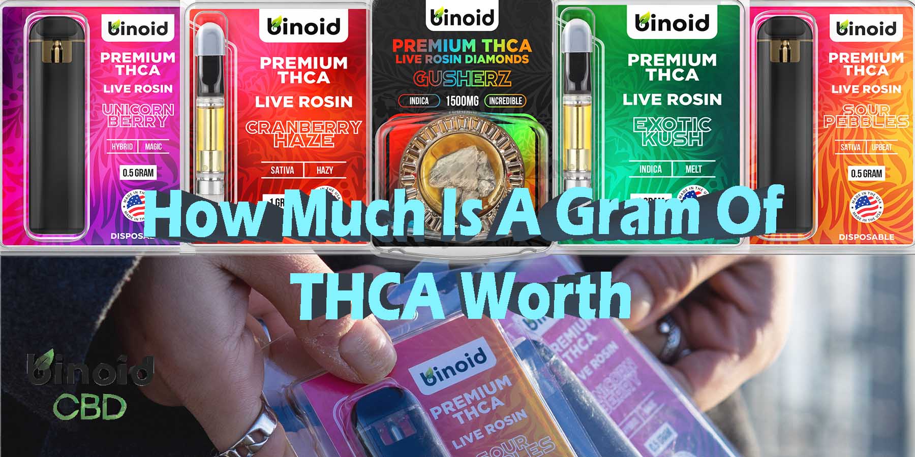 How Much Is A Gram Of THCA Get Near ME Strongest Best Brand Binoid