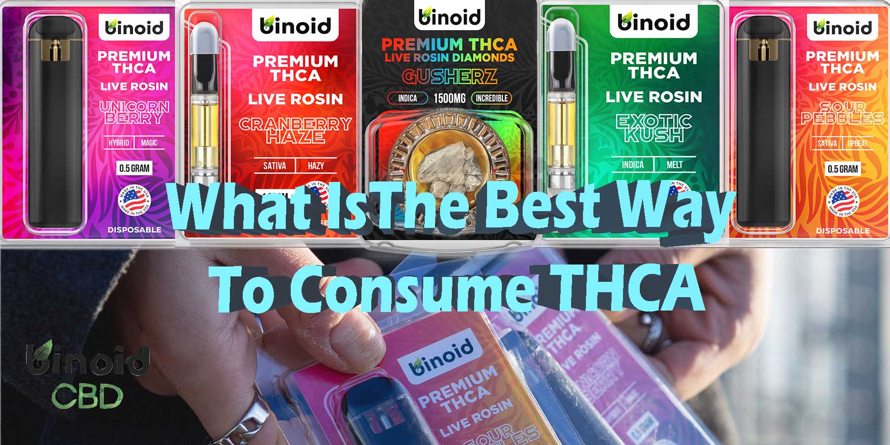 What Is The Best Way To Consume THCA Best Brand Vapes Disposables Strongest Get Near Me Where To Buy Binoid