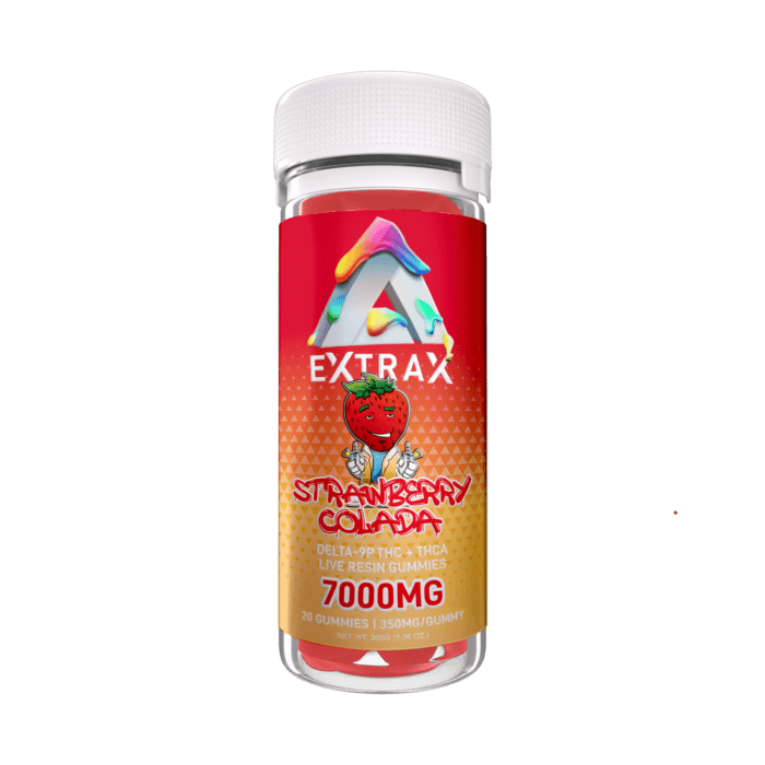 delta extrax adios 7000mg gummies thca delta9p strawberry coloda buy online