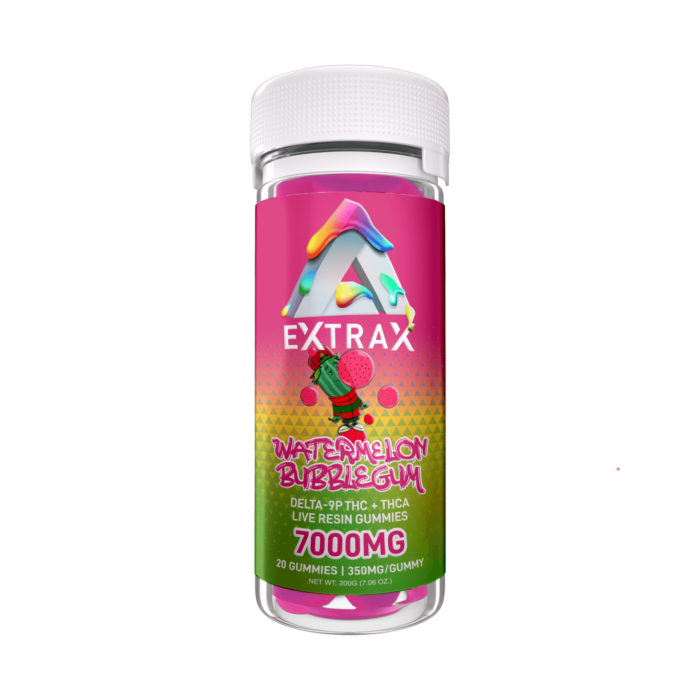 delta extrax adios 7000mg gummies thca delta9p watermelon bubblegum how to get for sale