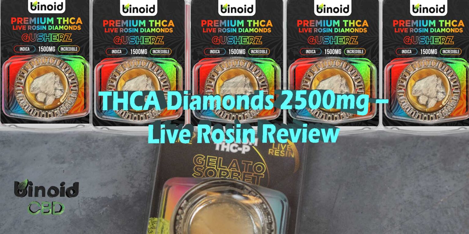 THCA Diamonds 2500mg Review Binoid THCA Diamonds Dabs