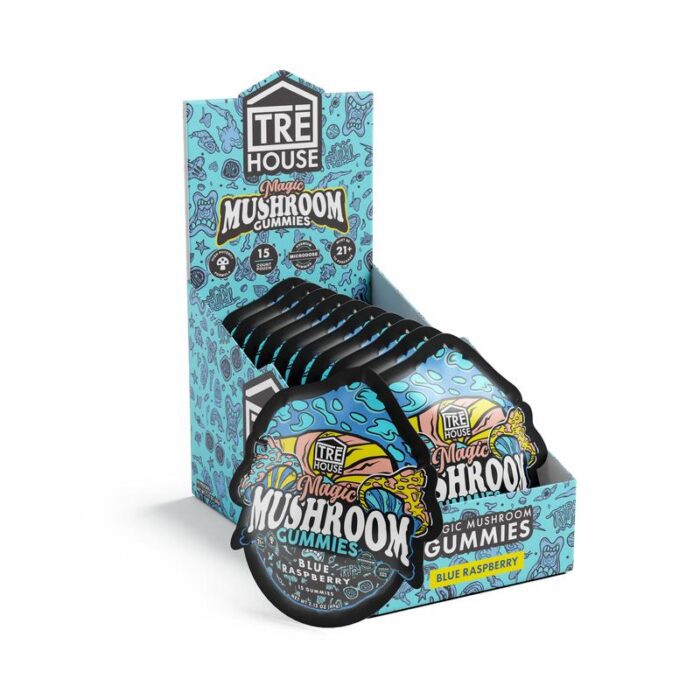 Blue Raspberry Gummies Mushrooms Strongest Binoid TreHouse Where To Get How To Get Near