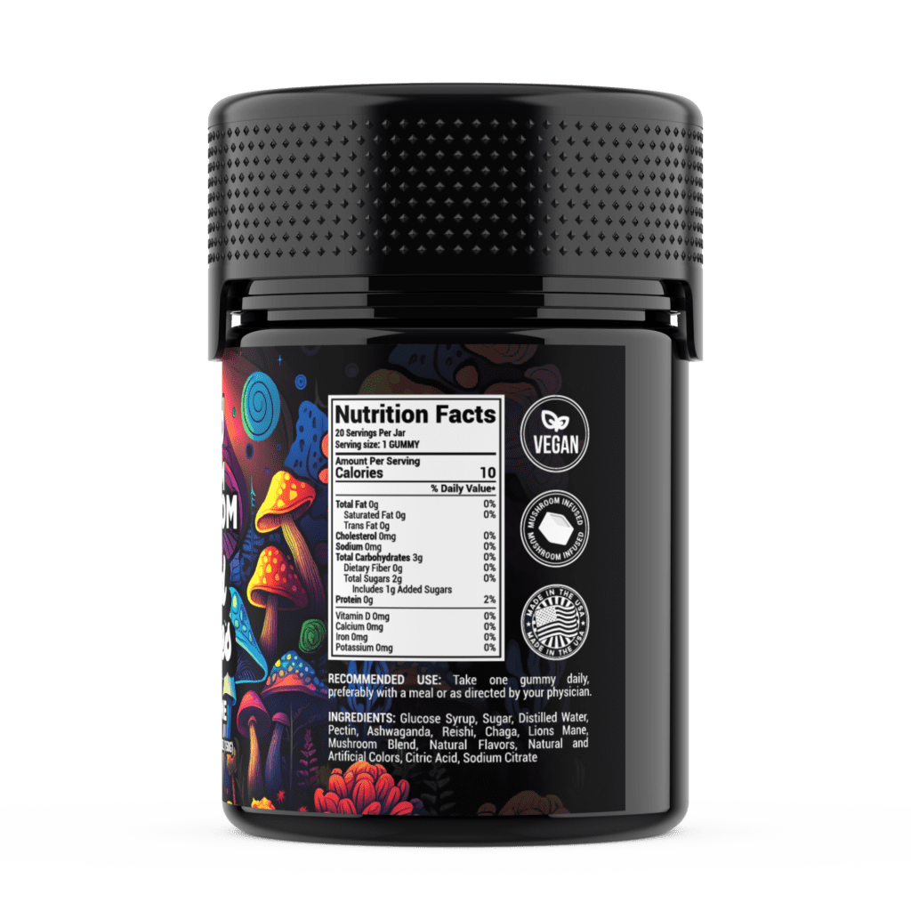 Mushroom Gummies Berry Snow Cone - Microdose