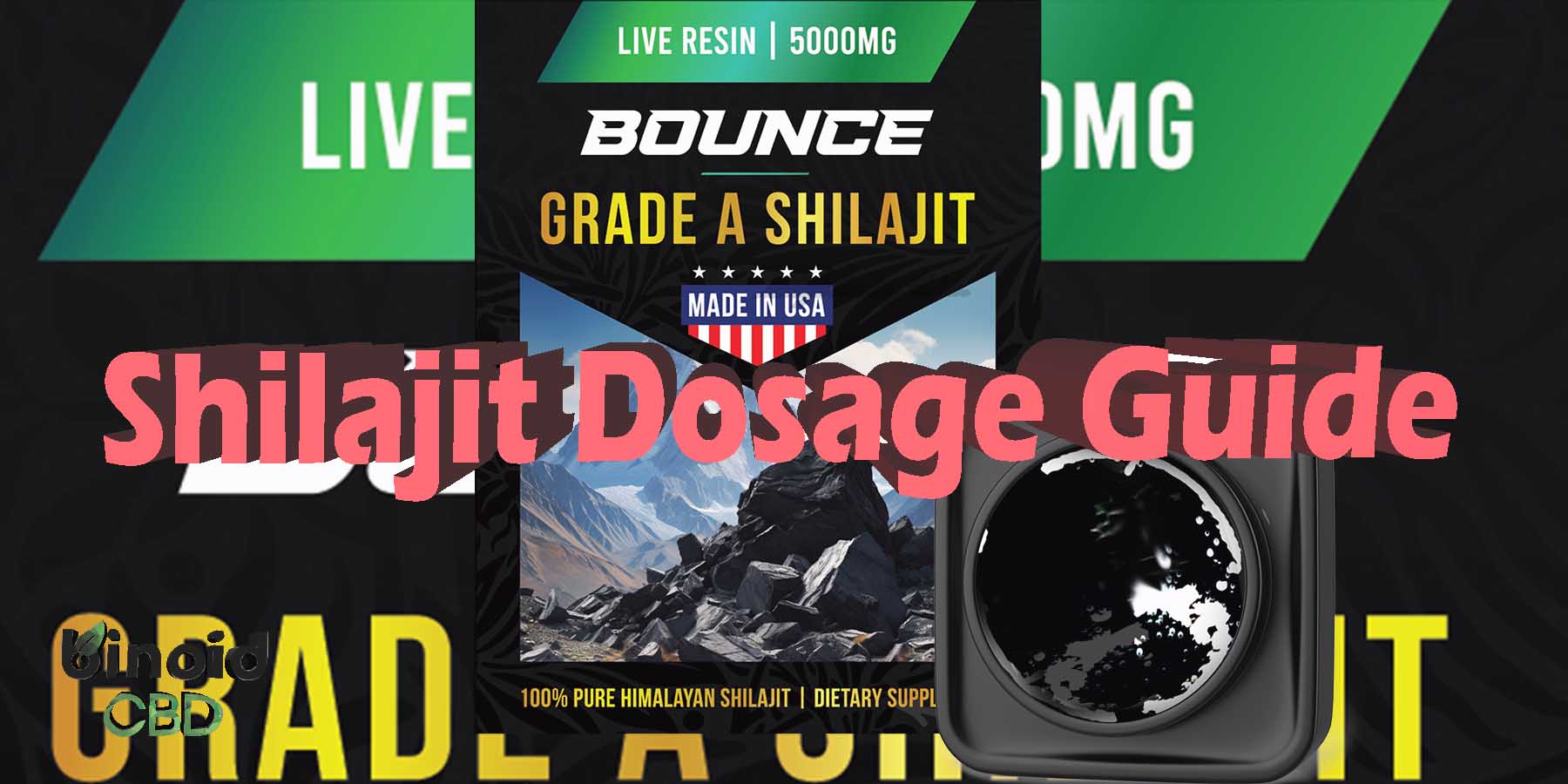 Shilajit Dosage Guide Himalayan Shilajit Resin Grade A Pure Himalayan Shilajit 5000mg 100 Natural For Sale Online Binoid Best Brand