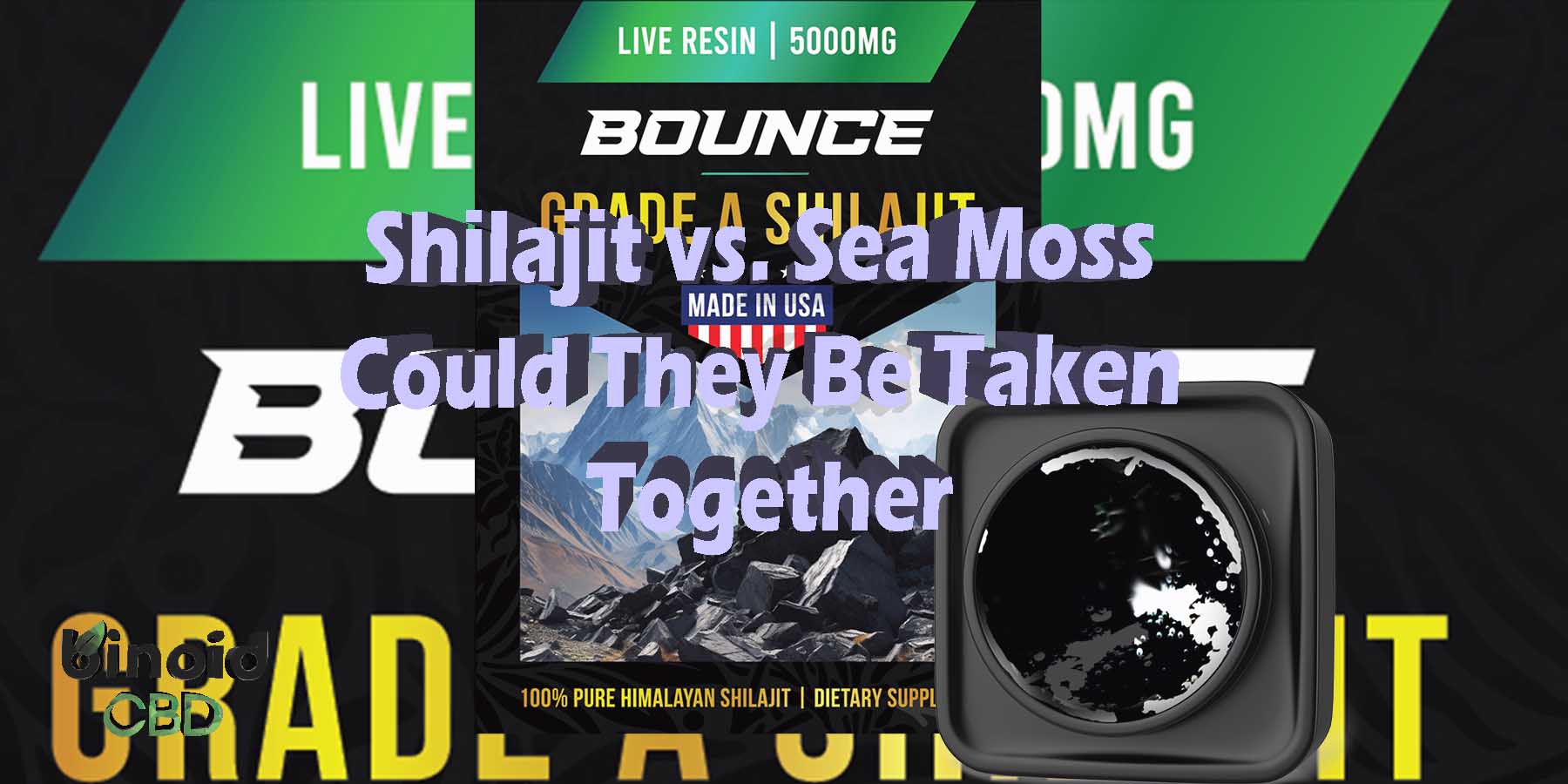 Shilajit Vs Sea Moss Could They Be Taken Together Himalayan Shilajit Resin Grade A Pure Himalayan Shilajit 5000mg 100 Natural For Sale Online Binoid Best Brand