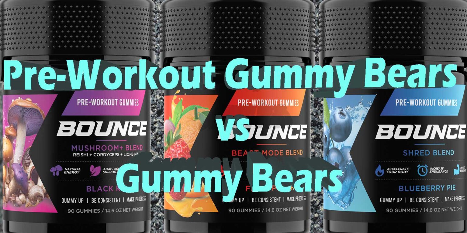 PreWorkout Gummy Bears vs. Regular Gummy Bears
