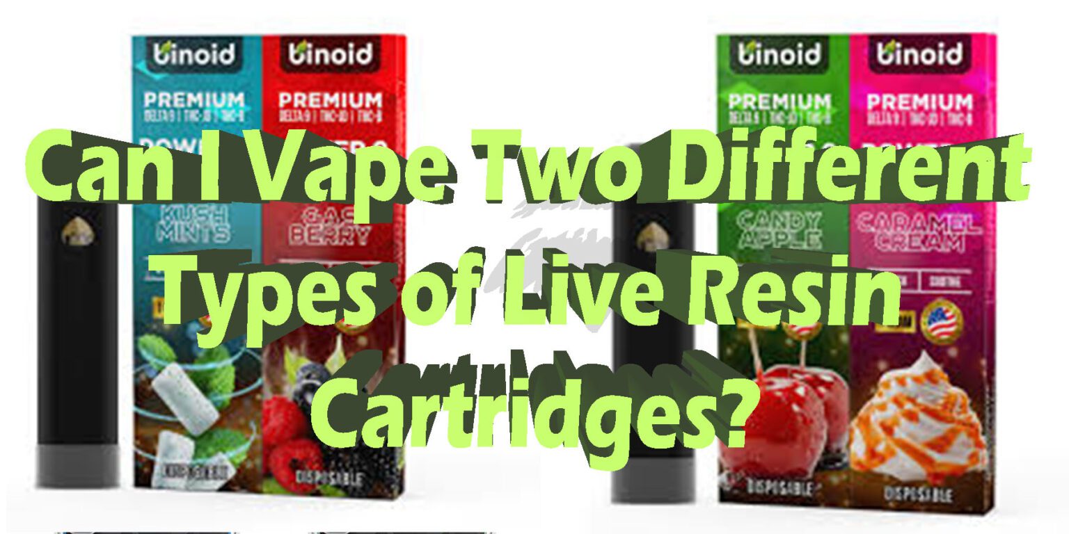 Can You Mix Two Different Vape Cartridges Together?