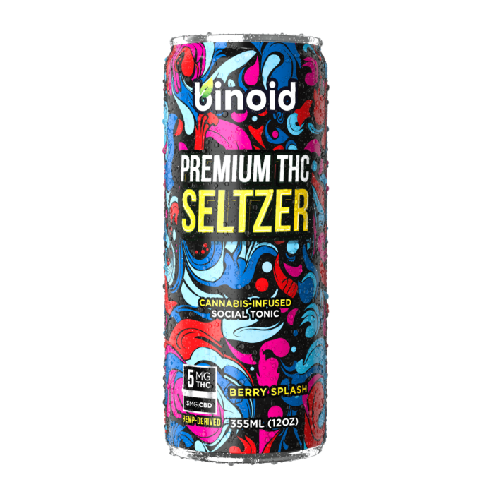 THC Seltzer - Good Vibes Cannabis Drink (4 Pack)