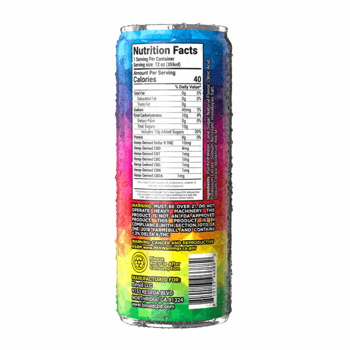 Super 7 THC Beverage - One of a Kind (4 Pack)