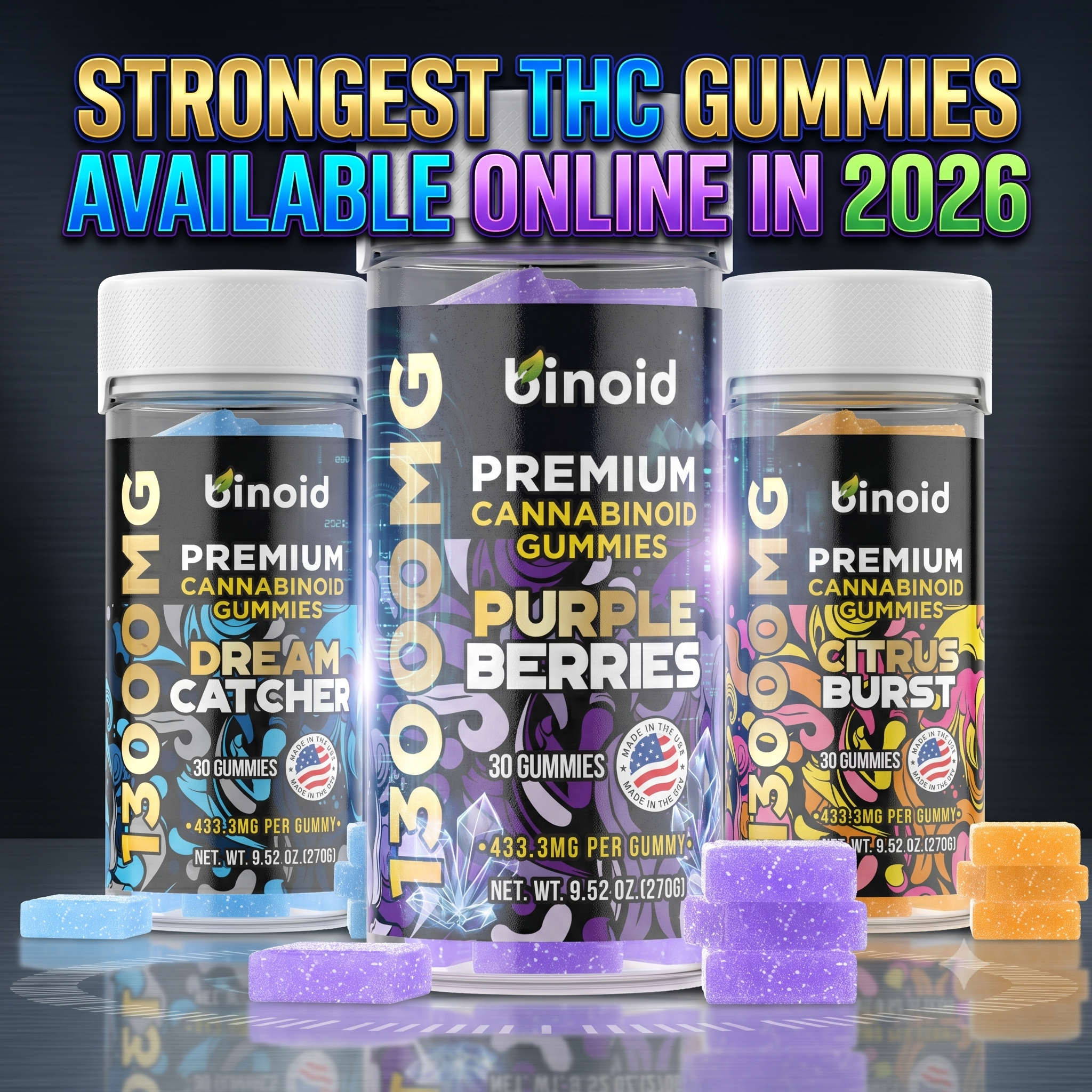Strongest THC Gummies Available Online in 2026 HowToGetNearMe BestPlace LowestPrice Coupon Discount For Smoking Best High Smoke Shop Online Near Me Binoid.