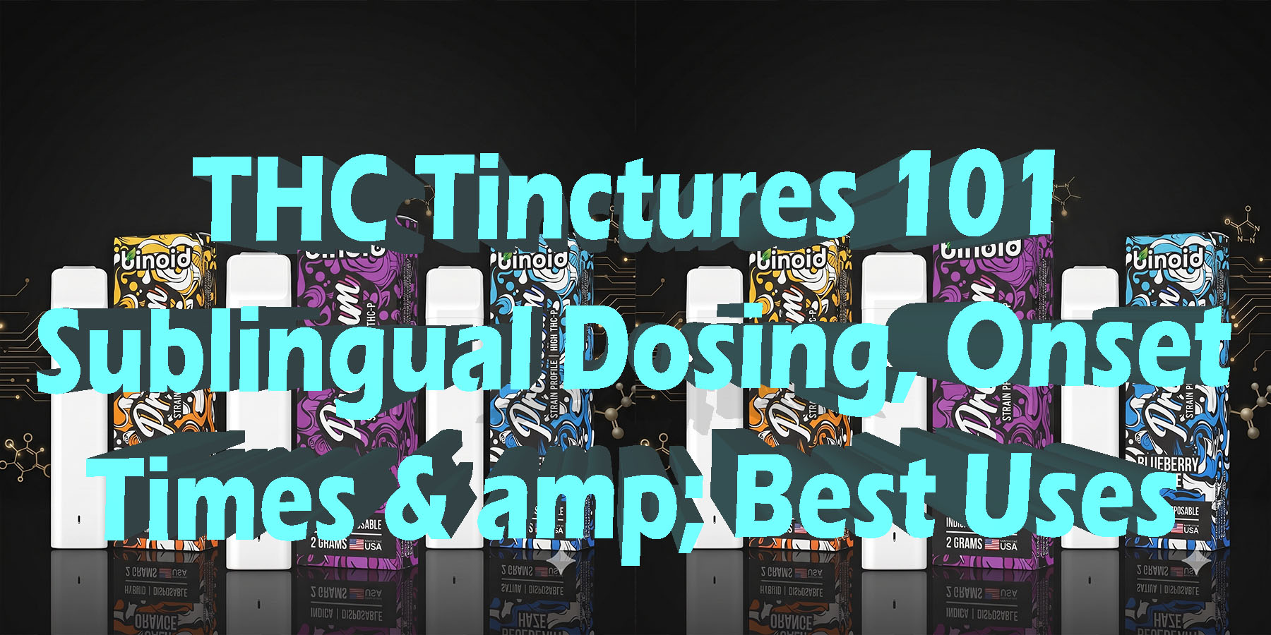 THC Tinctures 101 Sublingual Dosing Onset Times amp Best Uses.
