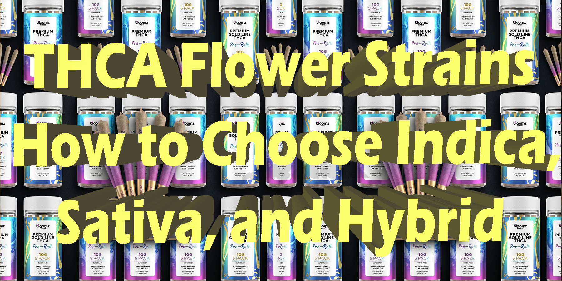 THCA Flower Strains How to Choose Indica Sativa and Hybrid.